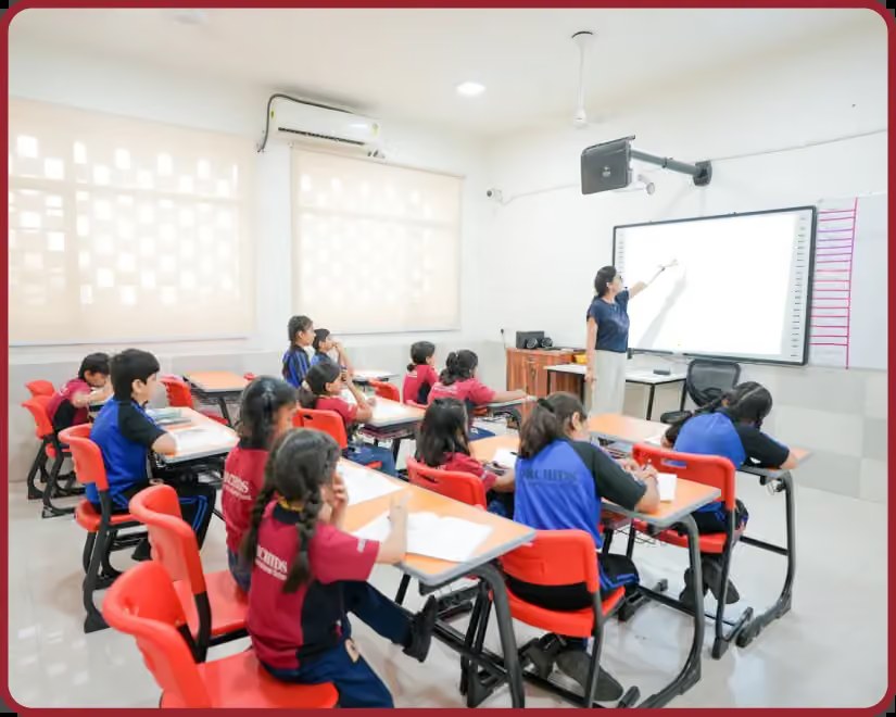 Smart classroom session at Orchids The International School, Pallavaram